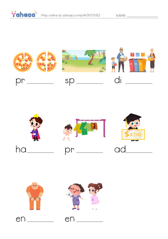 RAZ Vocabulary M: Keb Needs a Home PDF worksheet to fill in words gaps