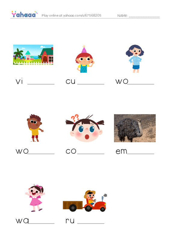 RAZ Vocabulary M: Story of the Sun PDF worksheet to fill in words gaps