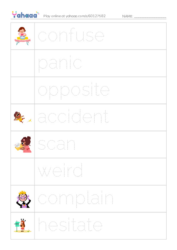 RAZ Vocabulary M: The Sometimes Friend PDF one column image words