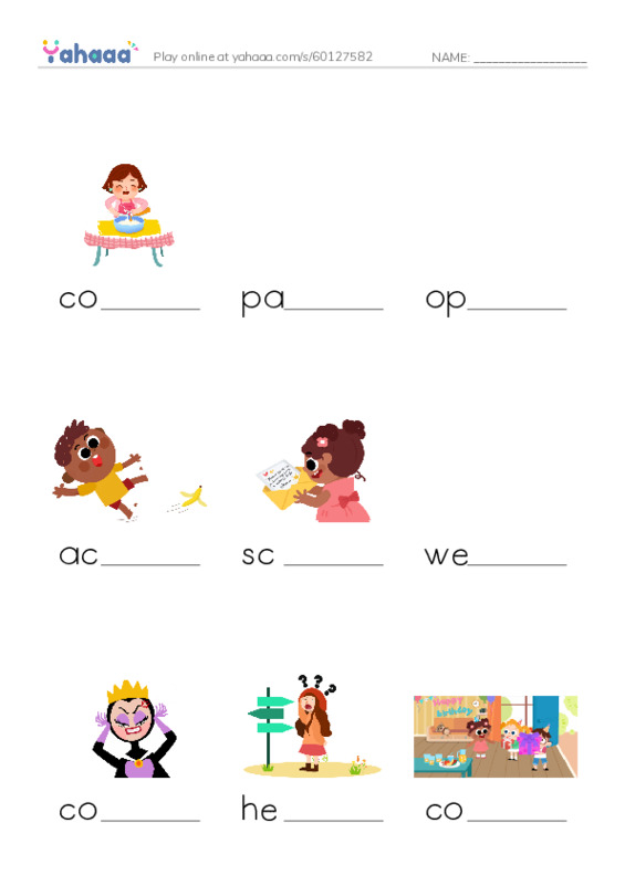 RAZ Vocabulary M: The Sometimes Friend PDF worksheet to fill in words gaps