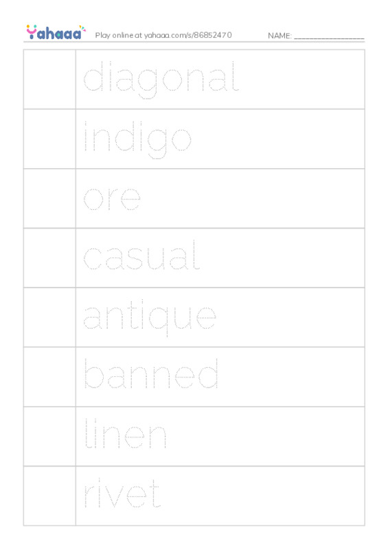 RAZ Vocabulary M: The Story of Jeans PDF one column image words