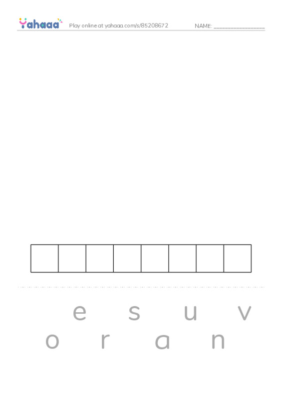 RAZ Vocabulary M: The Three Little Pigs PDF word puzzles worksheet