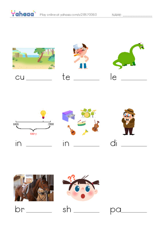 RAZ Vocabulary N: All About Kites PDF worksheet to fill in words gaps