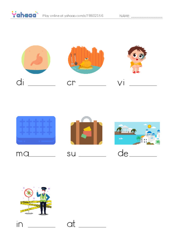 RAZ Vocabulary N: Bedbugs Bite PDF worksheet to fill in words gaps