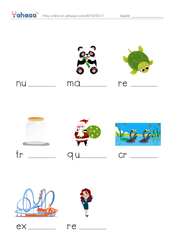 RAZ Vocabulary N: Extreme Animals PDF worksheet to fill in words gaps
