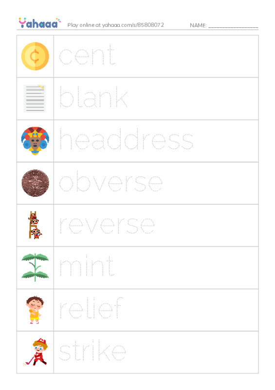 RAZ Vocabulary N: Introducing the Penny PDF one column image words