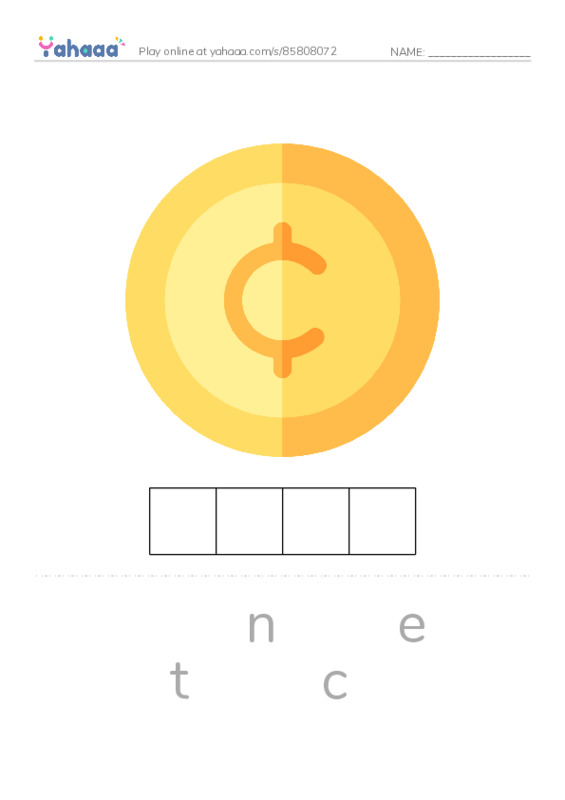 RAZ Vocabulary N: Introducing the Penny PDF word puzzles worksheet
