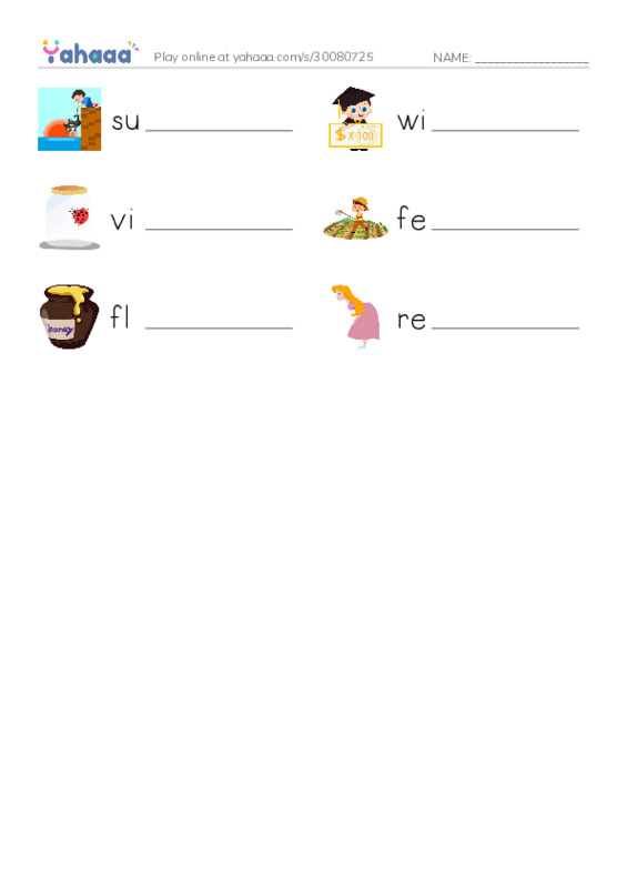 RAZ Vocabulary N: Raven and the Flood PDF worksheet writing row