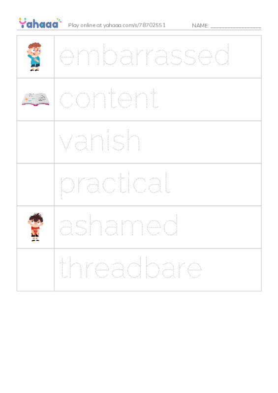 RAZ Vocabulary N: The Shepherd and the Fairy PDF one column image words