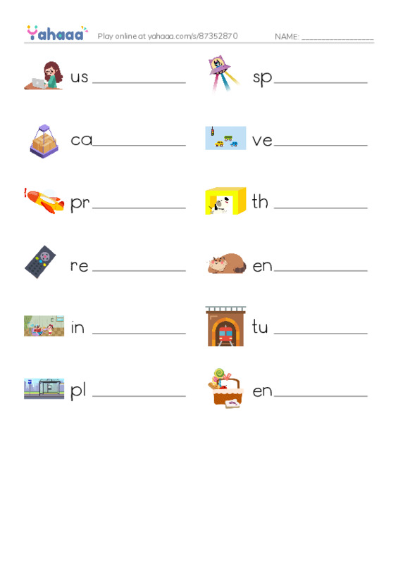 RAZ Vocabulary O: Bigger Than a Monster Truck PDF worksheet writing row