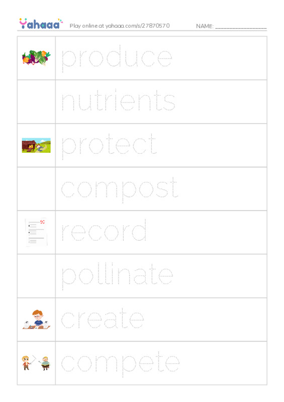 RAZ Vocabulary O: Giant Pumpkins1 PDF one column image words