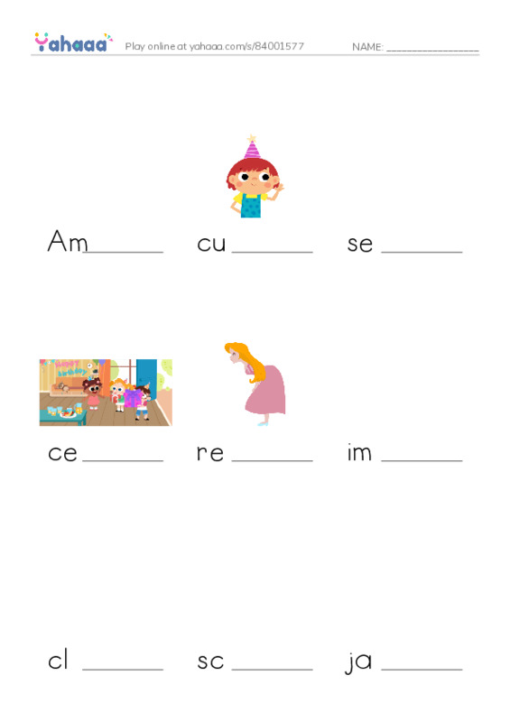 RAZ Vocabulary O: Johnny Appleseed Heads West PDF worksheet to fill in words gaps