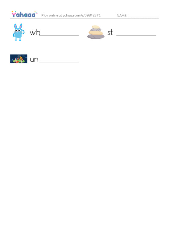 RAZ Vocabulary O: Off to Join the Circus2 PDF worksheet writing row
