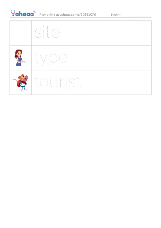 RAZ Vocabulary O: Roadside Oddities2 PDF one column image words