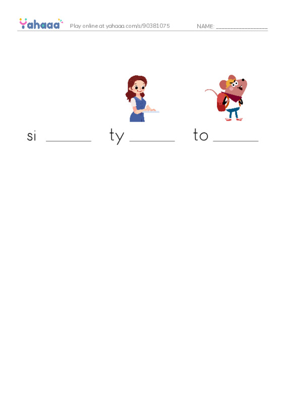 RAZ Vocabulary O: Roadside Oddities2 PDF worksheet to fill in words gaps