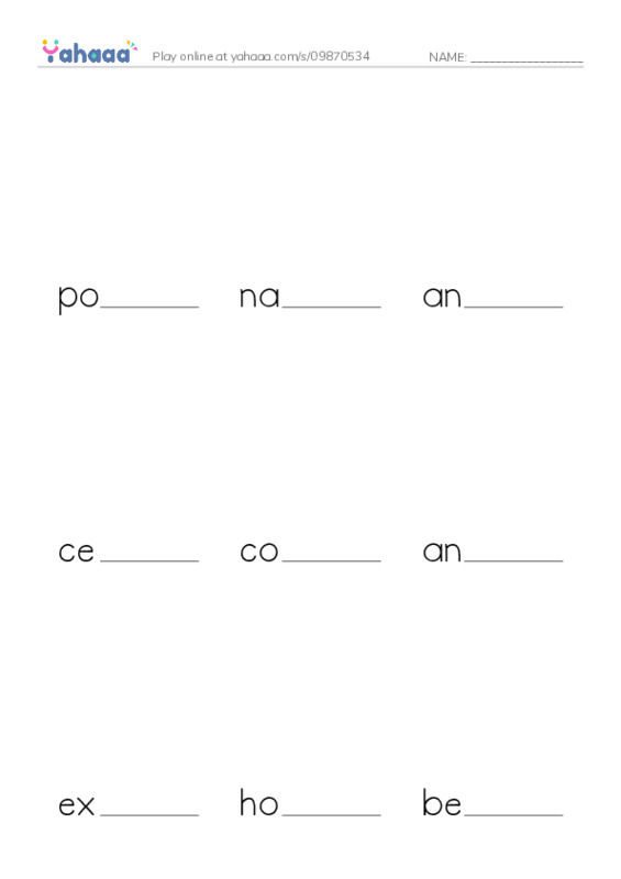 RAZ Vocabulary O: The Beekeeper PDF worksheet to fill in words gaps