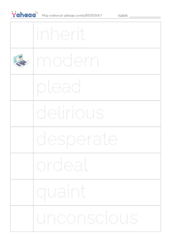 RAZ Vocabulary O: Three Little Pigs The Wolfs Story PDF one column image words