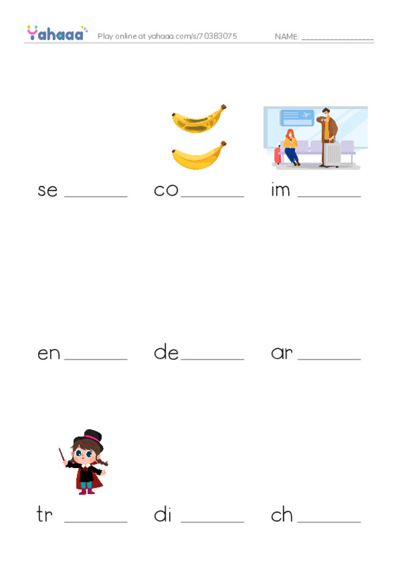 RAZ Vocabulary O: Beckys Puzzle Problem PDF worksheet to fill in words gaps