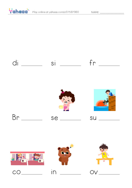 RAZ Vocabulary O: Helen Keller PDF worksheet to fill in words gaps