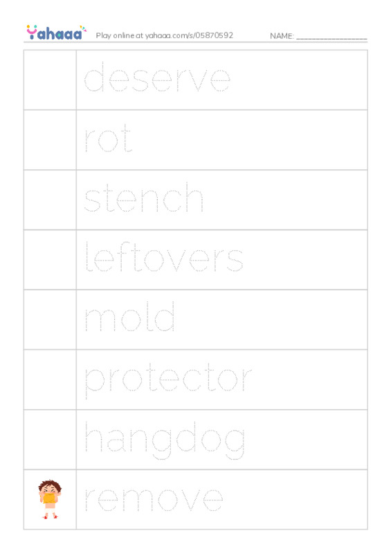 RAZ Vocabulary O: Inside the Beast PDF one column image words