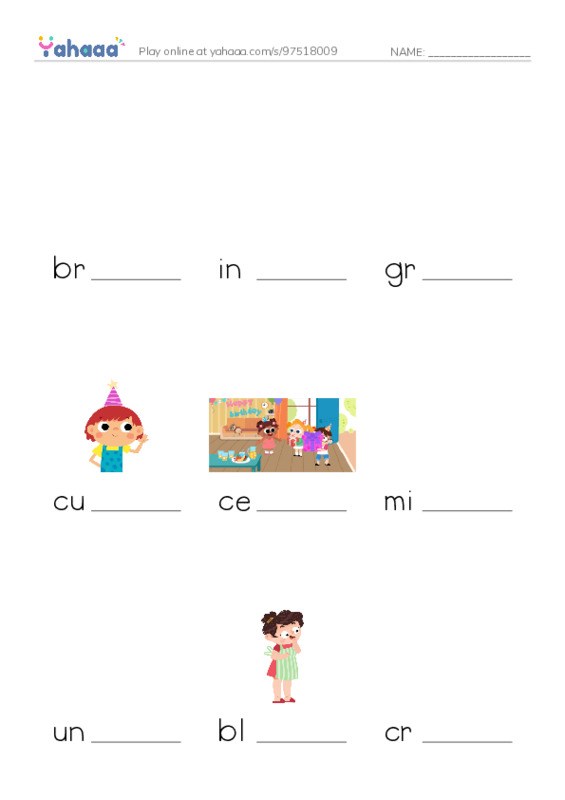 RAZ Vocabulary O: The 100th Day Project PDF worksheet to fill in words gaps