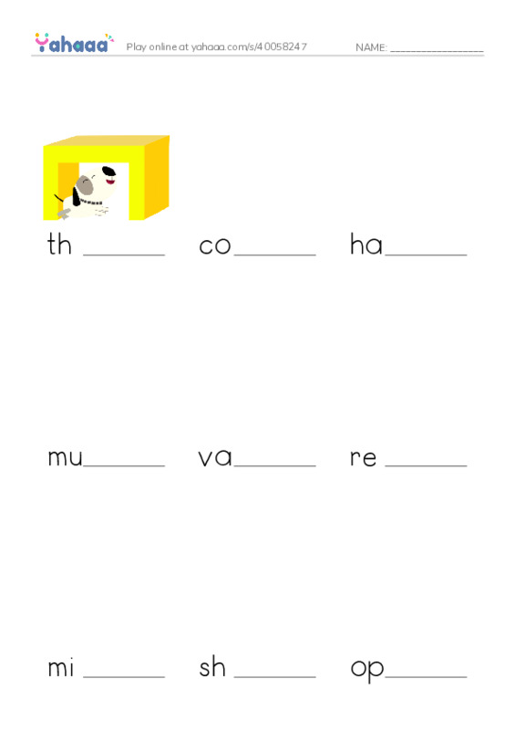 RAZ Vocabulary O: The Legend of Sleepy Hollow PDF worksheet to fill in words gaps
