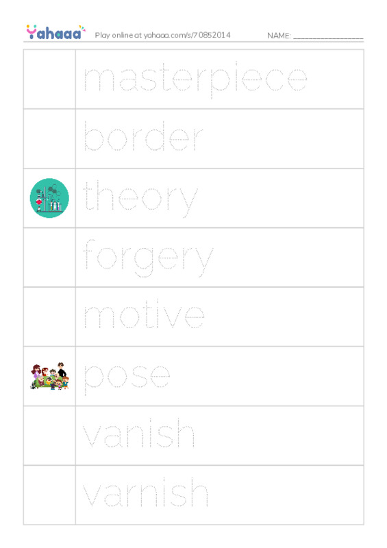 RAZ Vocabulary O: The Mona Lisa Mystery PDF one column image words