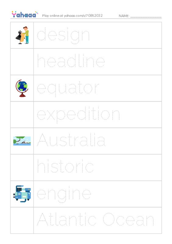 RAZ Vocabulary Q: Amelia Earhart A Legend in Flight1 PDF one column image words