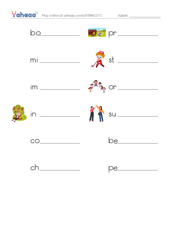 RAZ Vocabulary Q: Cesar Chavez Migrant Hero1 PDF worksheet writing row