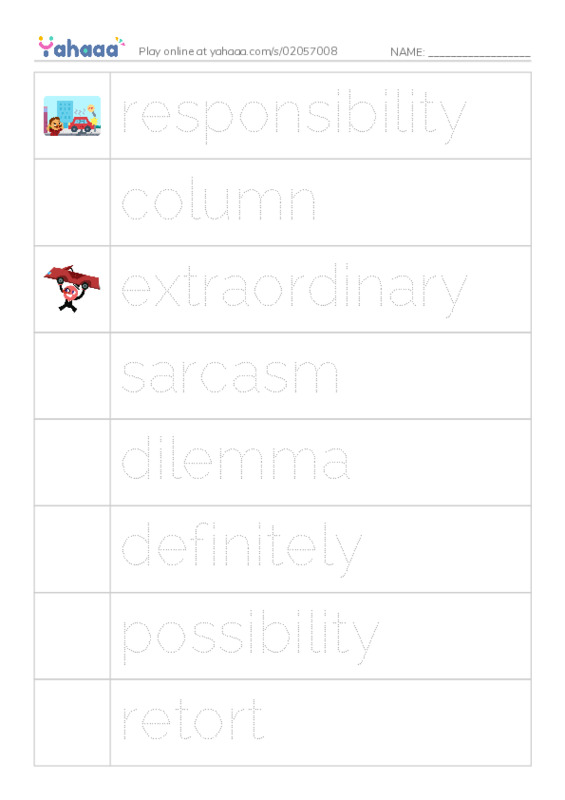 RAZ Vocabulary Q: Eleventeen PDF one column image words
