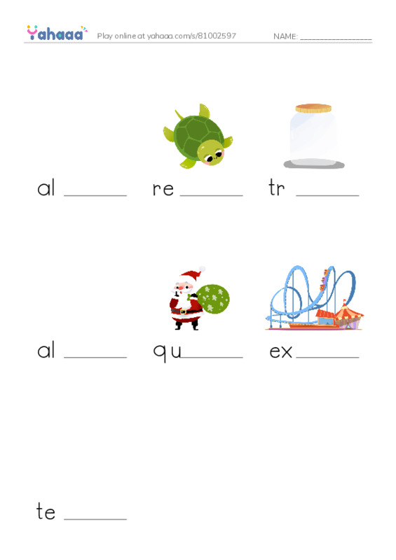 RAZ Vocabulary Q: Extreme Animals PDF worksheet to fill in words gaps