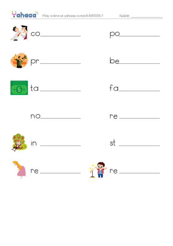 RAZ Vocabulary Q: Gandhi1 PDF worksheet writing row