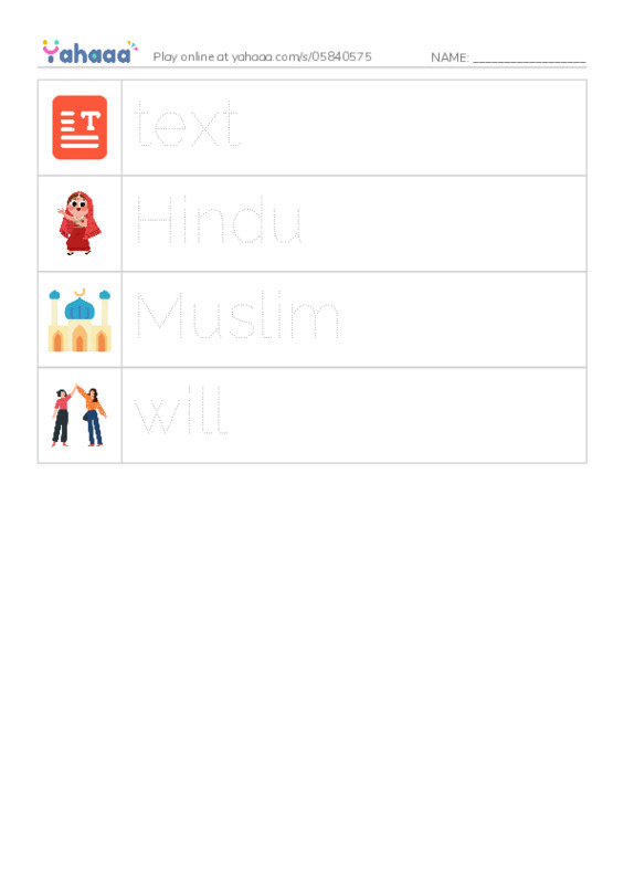 RAZ Vocabulary Q: Gandhi2 PDF one column image words