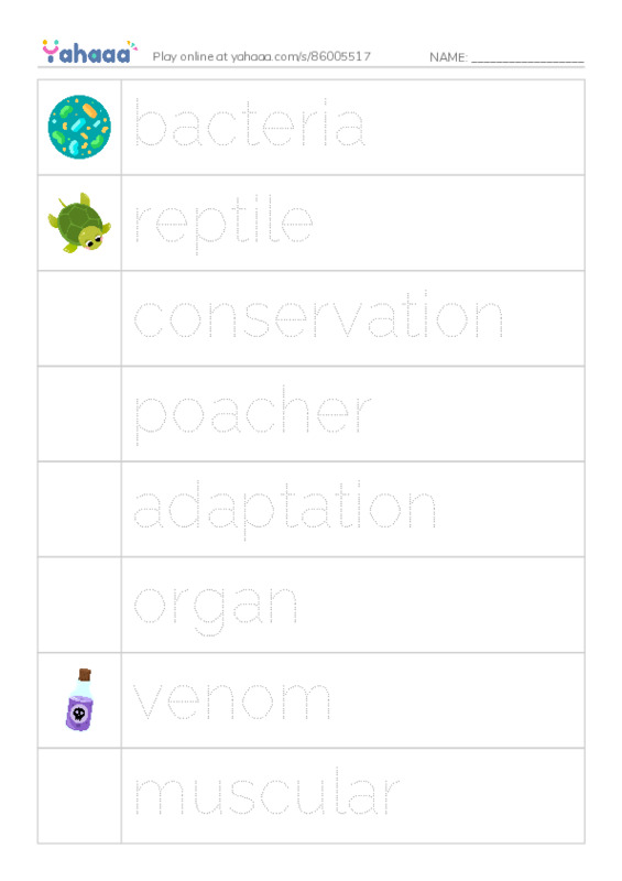 RAZ Vocabulary Q: Komodo Dragons Giant Reptiles PDF one column image words
