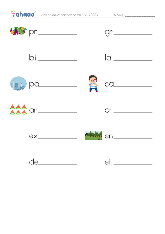 RAZ Vocabulary Q: Landfills What a Load of Garbage PDF worksheet writing row
