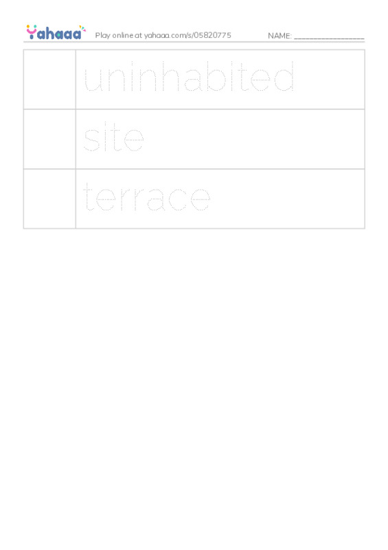 RAZ Vocabulary Q: Lost Cities2 PDF one column image words
