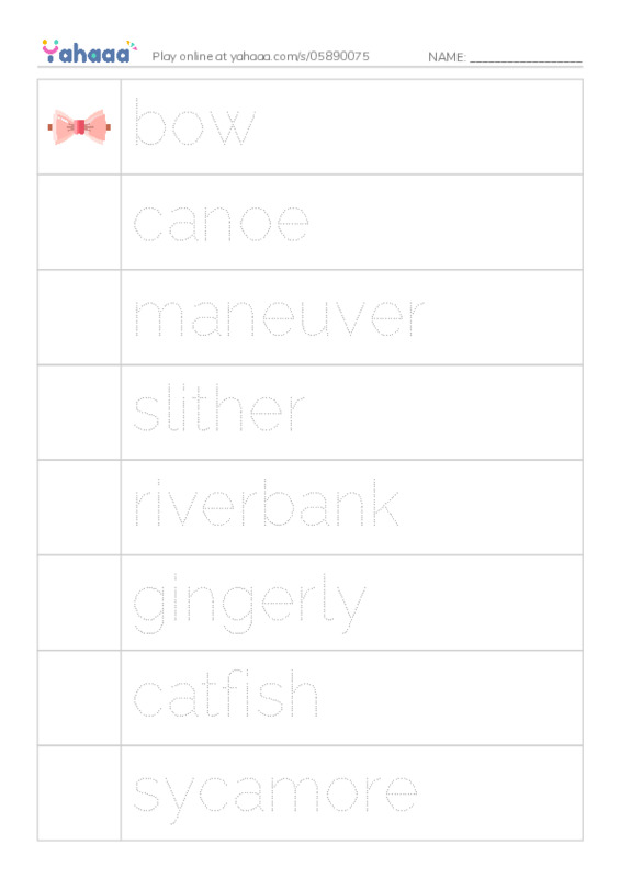 RAZ Vocabulary Q: On Eagle River PDF one column image words