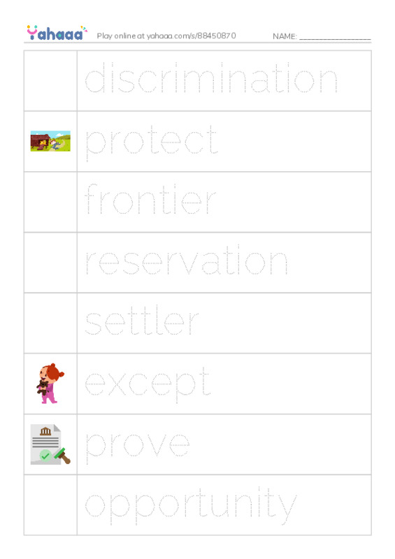 RAZ Vocabulary Q: The Buffalo Soldiers PDF one column image words