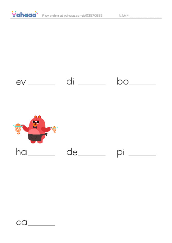 RAZ Vocabulary Q: The Castaway Pines PDF worksheet to fill in words gaps