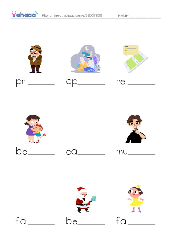 RAZ Vocabulary Q: Why Abe Lincoln Grew a Beard PDF worksheet to fill in words gaps