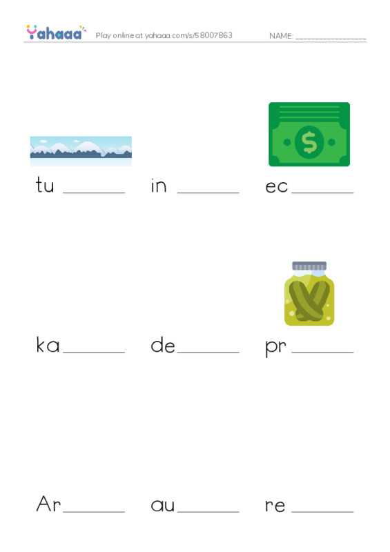 RAZ Vocabulary R: Alaska The Last Frontier PDF worksheet to fill in words gaps