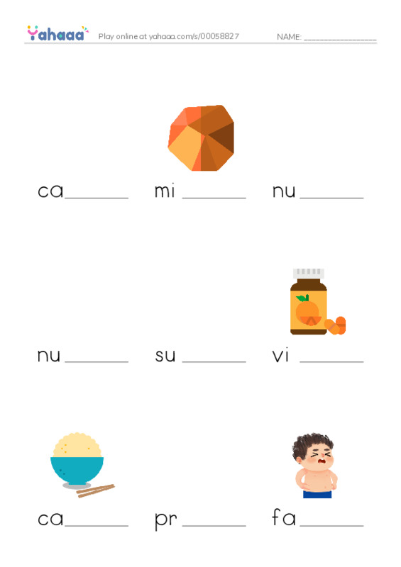 RAZ Vocabulary R: An Apple a Day PDF worksheet to fill in words gaps