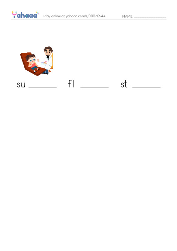 RAZ Vocabulary R: April Fools2 PDF worksheet to fill in words gaps