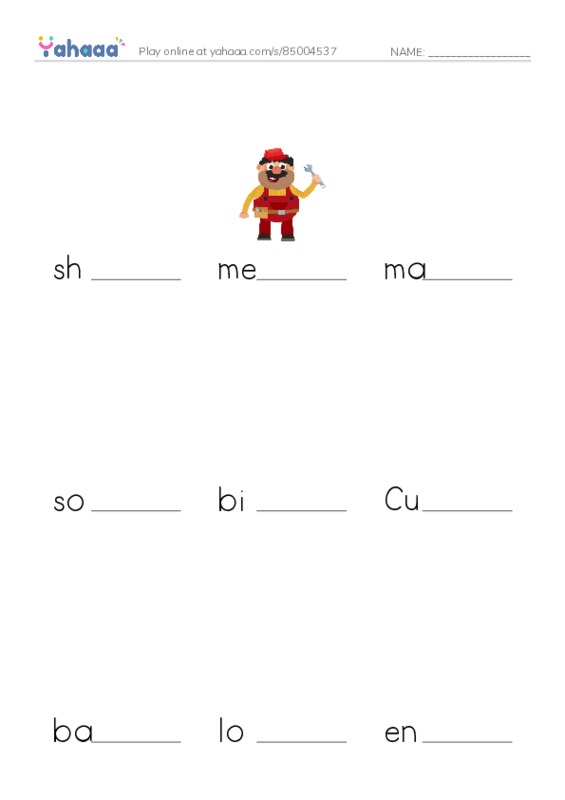 RAZ Vocabulary R: Bessie Coleman PDF worksheet to fill in words gaps
