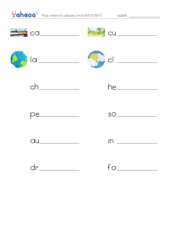 RAZ Vocabulary R: Expedition 60 The Subarctic PDF worksheet writing row