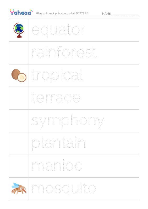 RAZ Vocabulary R: Expedition Zero PDF one column image words