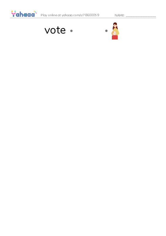 RAZ Vocabulary R: Were in Business2 PDF link match words worksheet