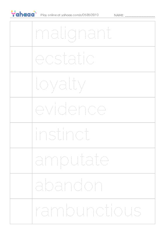 RAZ Vocabulary S: Animals Feel Emotions PDF one column image words