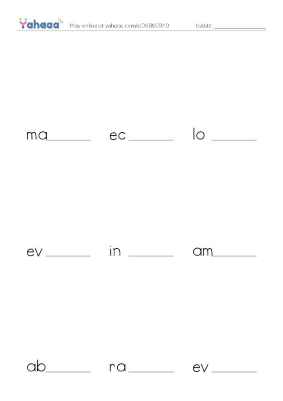 RAZ Vocabulary S: Animals Feel Emotions PDF worksheet to fill in words gaps