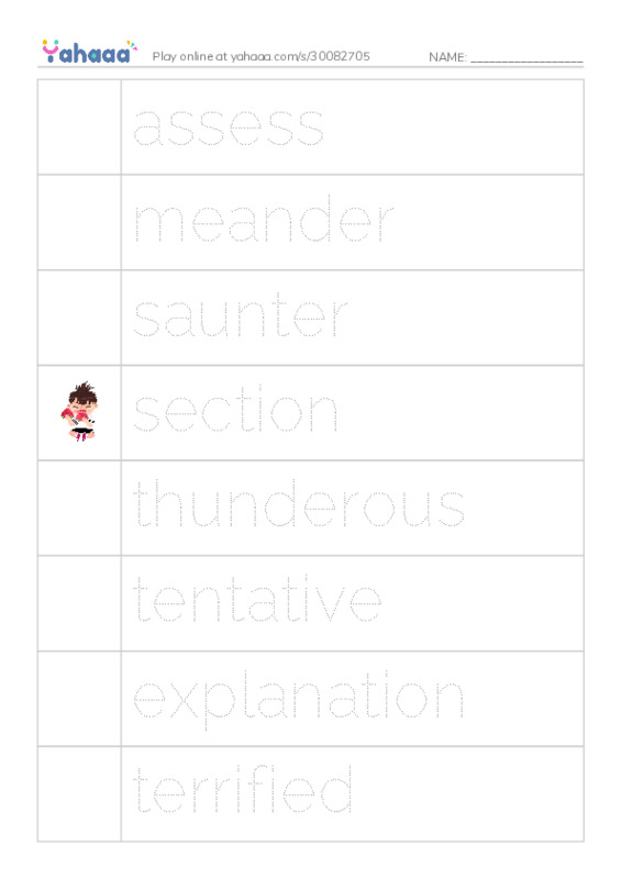 RAZ Vocabulary S: Finding the Tome PDF one column image words